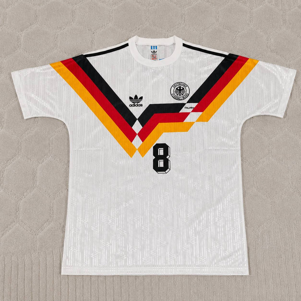Thomas Hässler Germany 1990 World Cup Retro Football Jersey Kit