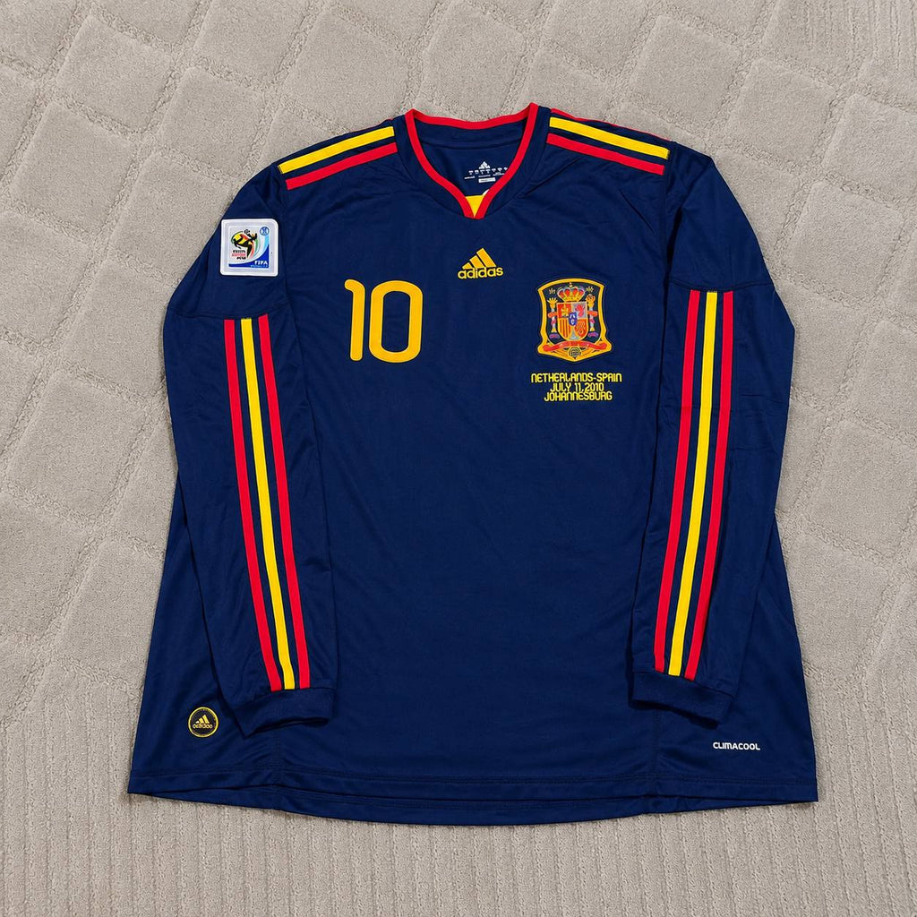 Cesc Fabregas - Spain 2010 World Cup Final Retro Jersey Trikot