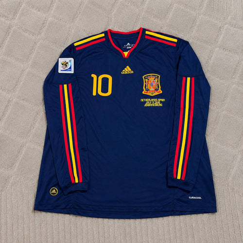 Cesc Fabregas - Spain 2010 World Cup Final Retro Jersey Trikot