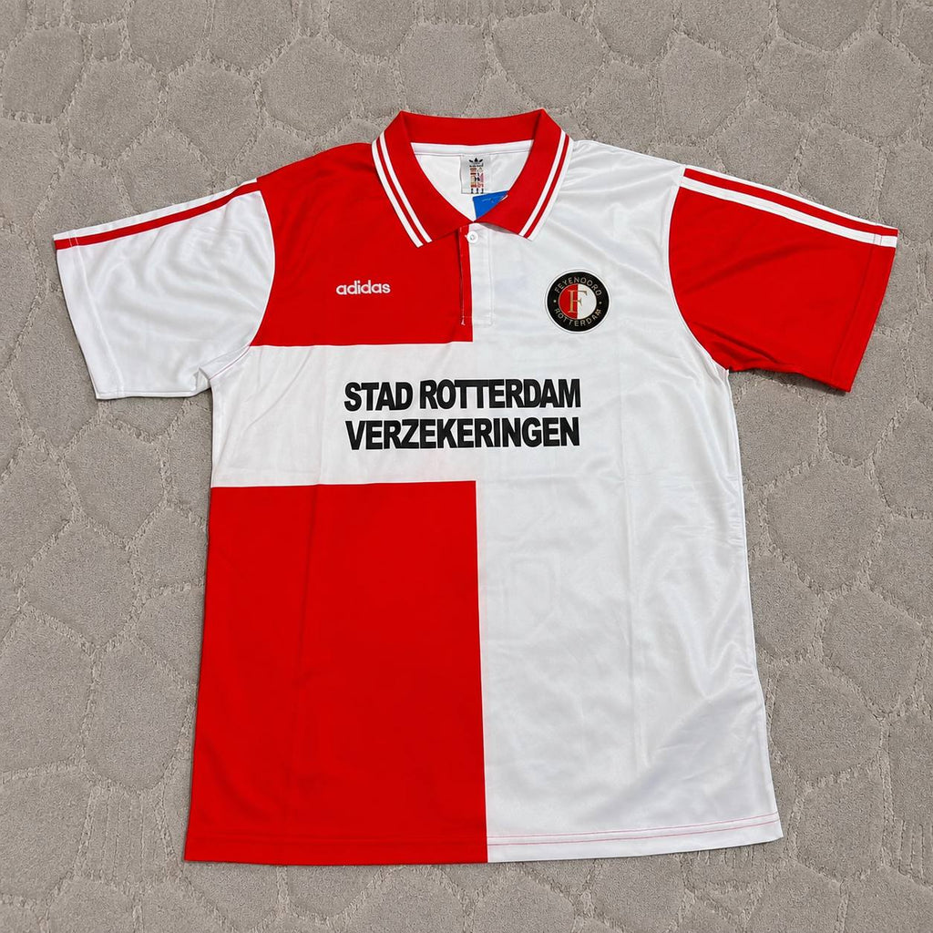 Henrik Larsson Feyenoord 1994-1995 Season Home Retro Football Jersey Trikot Maillot