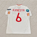 Andrés Iniesta Spain EURO 2012 Final Retro Football Jersey Kit