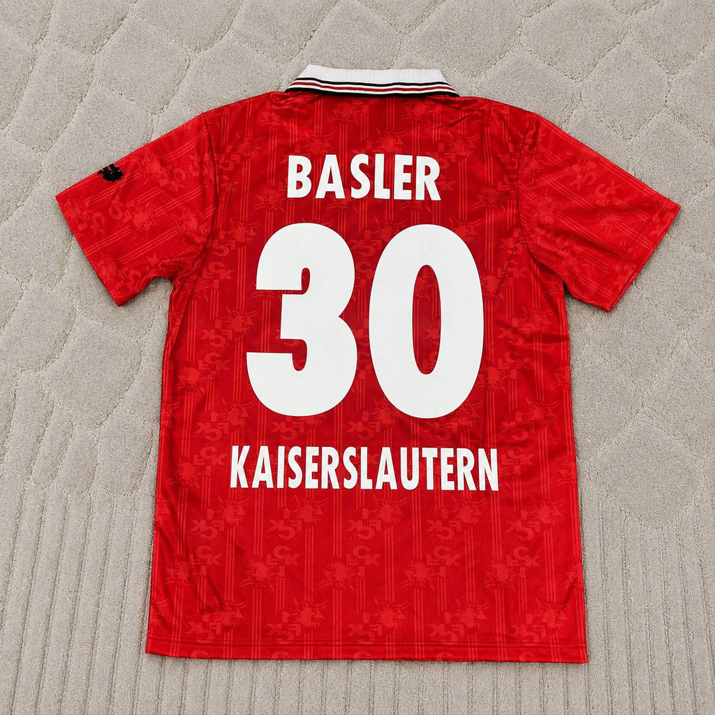 Mario Basler FC Kaiserslautern Commemorative Retro Fußballtrikot