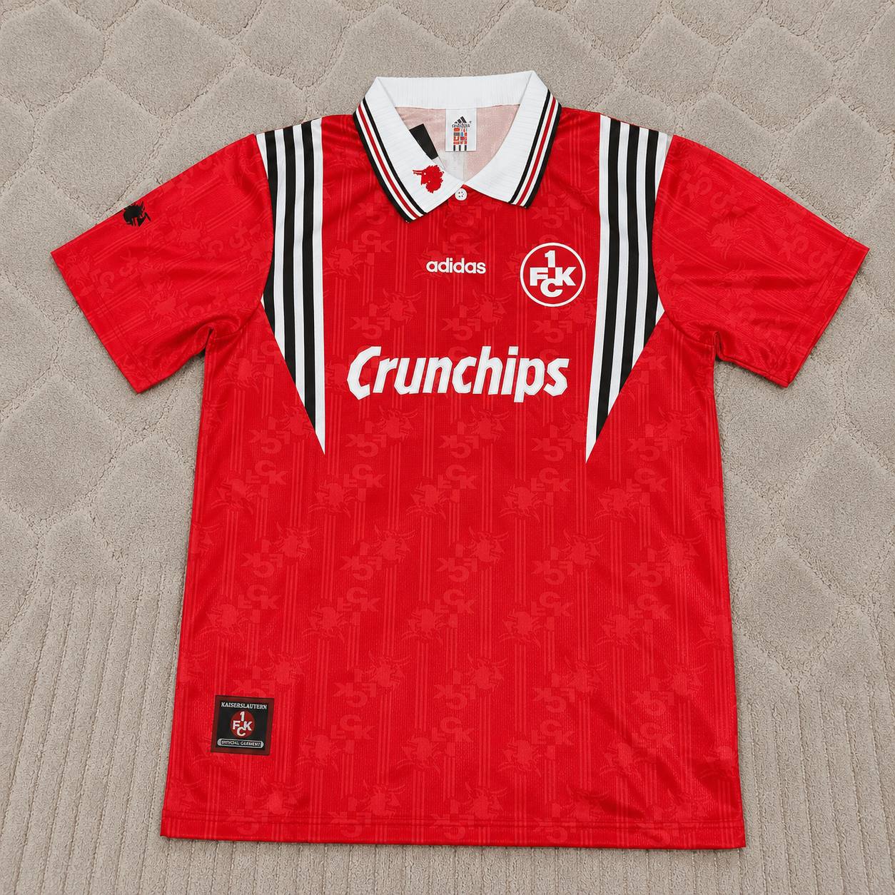 Mario Basler FC Kaiserslautern Commemorative Retro Fußballtrikot