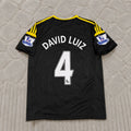 David Luiz Chelsea 2012 2013 Black Blue Retro Kit Jersey Trikot Maglia Maillot Soccer Shirt