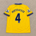 Per Mertesacker – Arsenal 2013/2014 Yellow Retro Kit Jersey Trikot Maillot Soccer Shirt