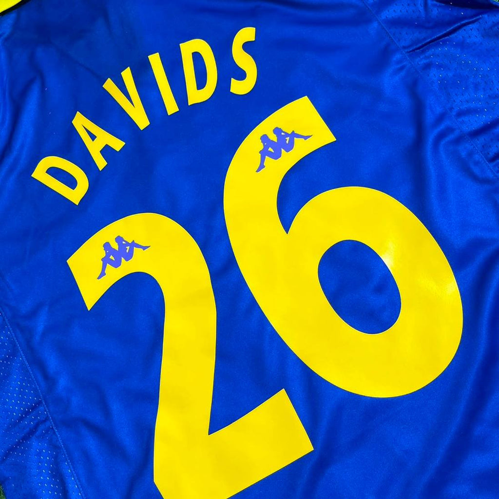 Edgar Davids Juventus 1997–1998 Long Sleeve Retro Football Jersey Kit