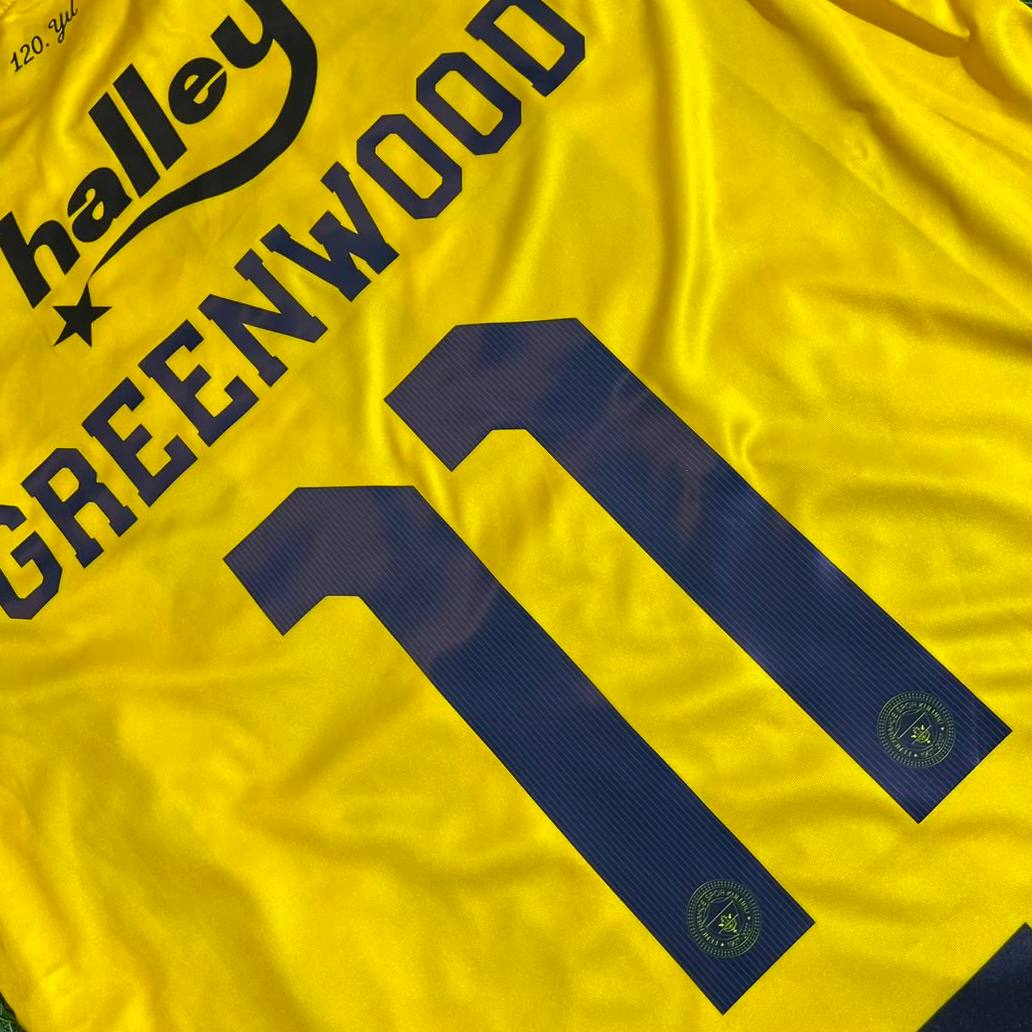Mason Greenwood #11 Fenerbahçe 2027 New Season Football Jersey Kit
