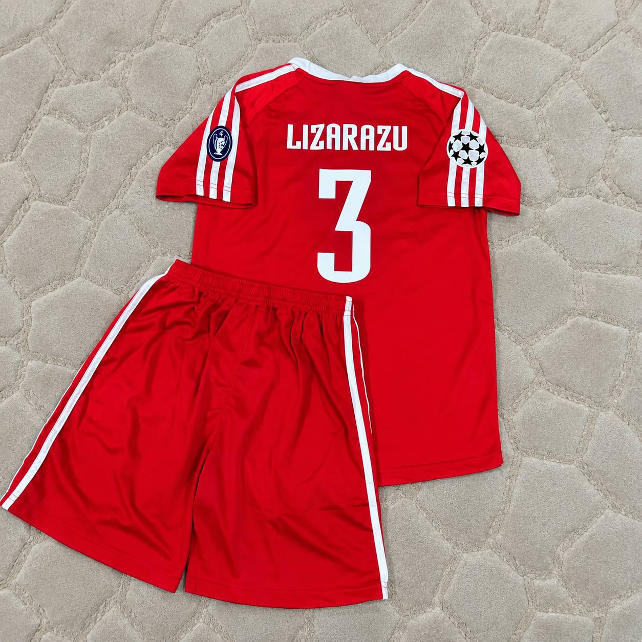 Bixente Lizarazu FC Bayern Munich 2000-2001 Kids Retro Jersey | Kit | Trikot Soccer Shirt