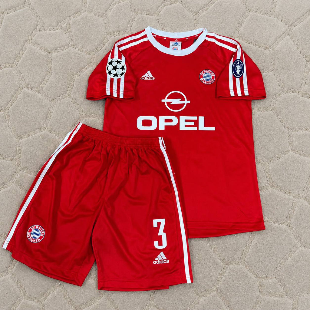 Bixente Lizarazu FC Bayern Munich 2000-2001 Kids Retro Jersey | Kit | Trikot Soccer Shirt