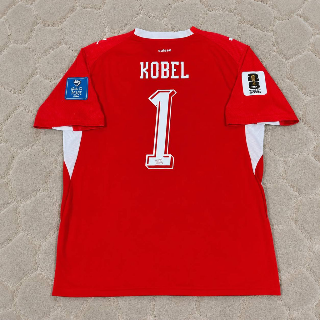Gregor Kobel 1- Switzerland 2026 World Cup Kit Jersey Trikot Maillot