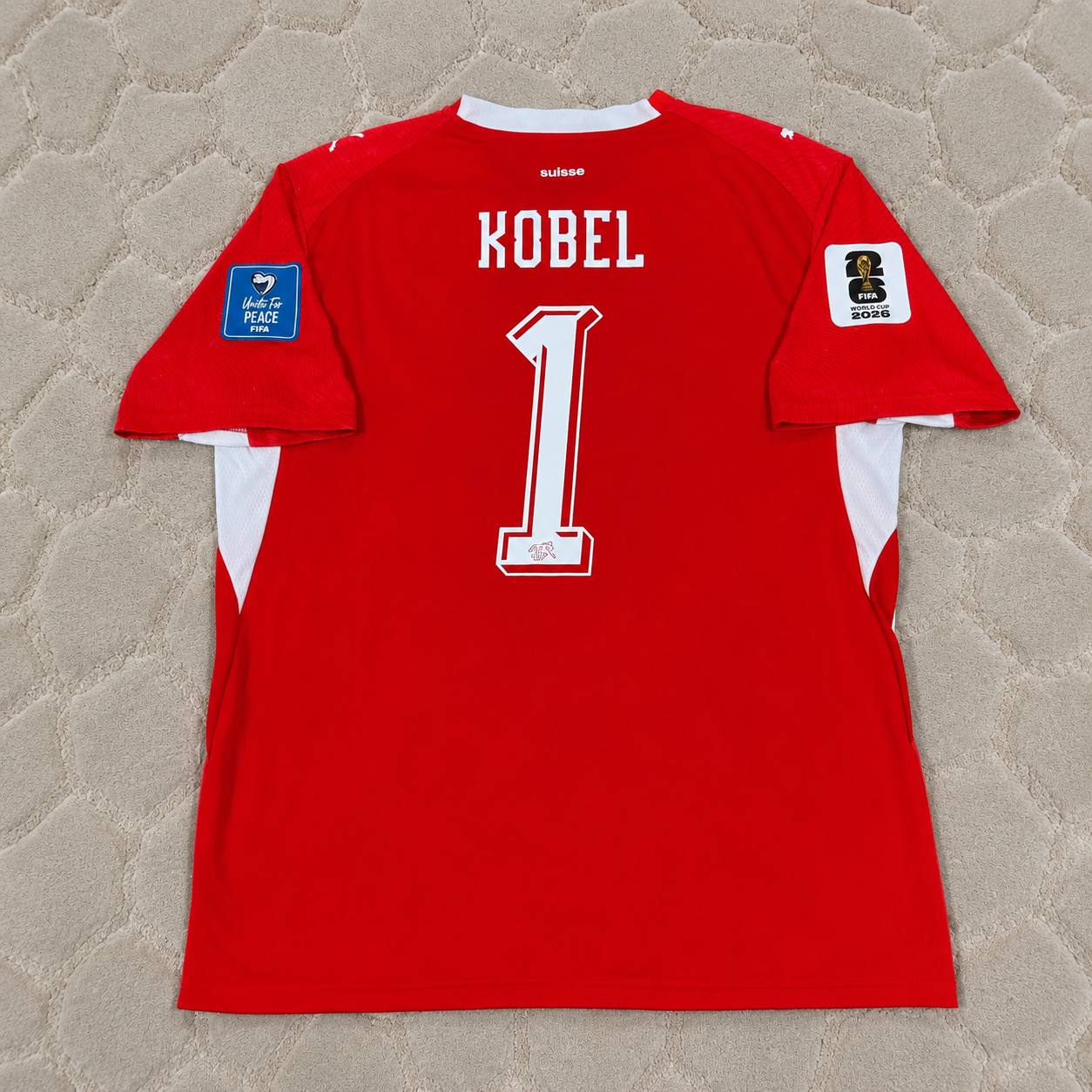 Gregor Kobel 1- Switzerland 2026 World Cup Kit Jersey Trikot Maillot