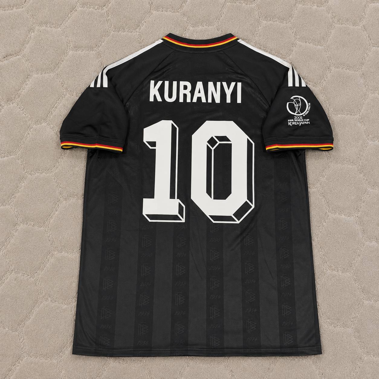 Kevin Kuranyi Germany 2002 World Cup Black Special Retro Football Jersey