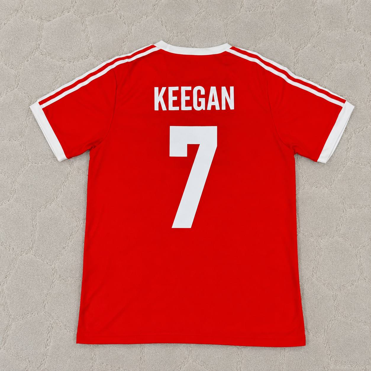 Kevin Keegan Hamburger SV Red Retro Fußballtrikot