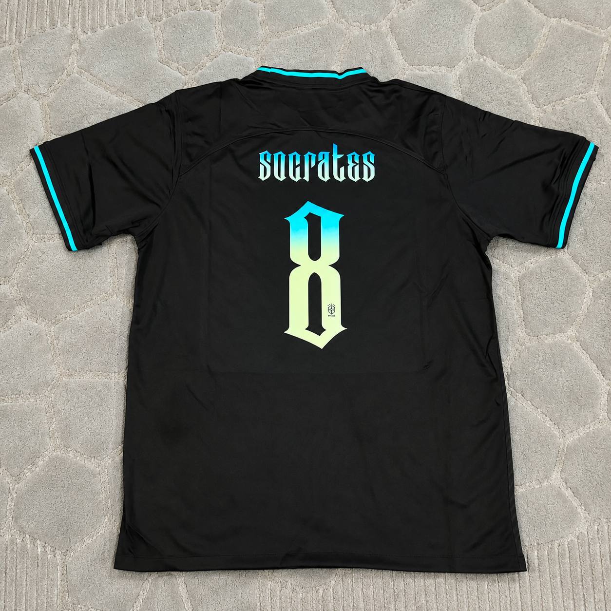 Socrates Brazil Retro Football Jersey Trikot Maglia Soccer Shirt