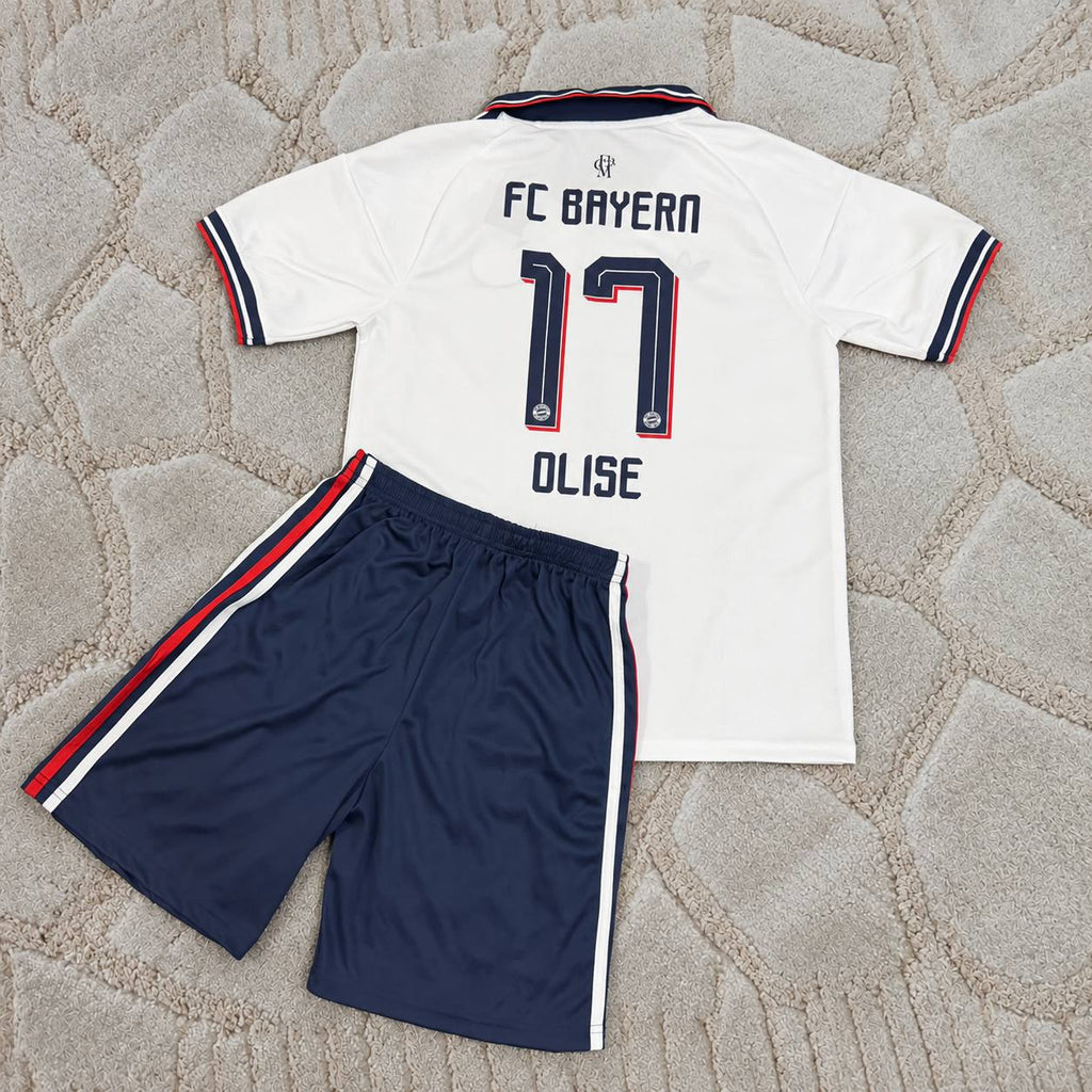 michael Olise bayern munchen new season 2027 away Kids Football Shirt - Jersey Kit Trikot Maillot