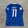 Michael Olise #11 France  New Season 2026 World Cup Home Blue Long Sleeve Football Shirt -  Jersey Kit - Trikot Maillot
