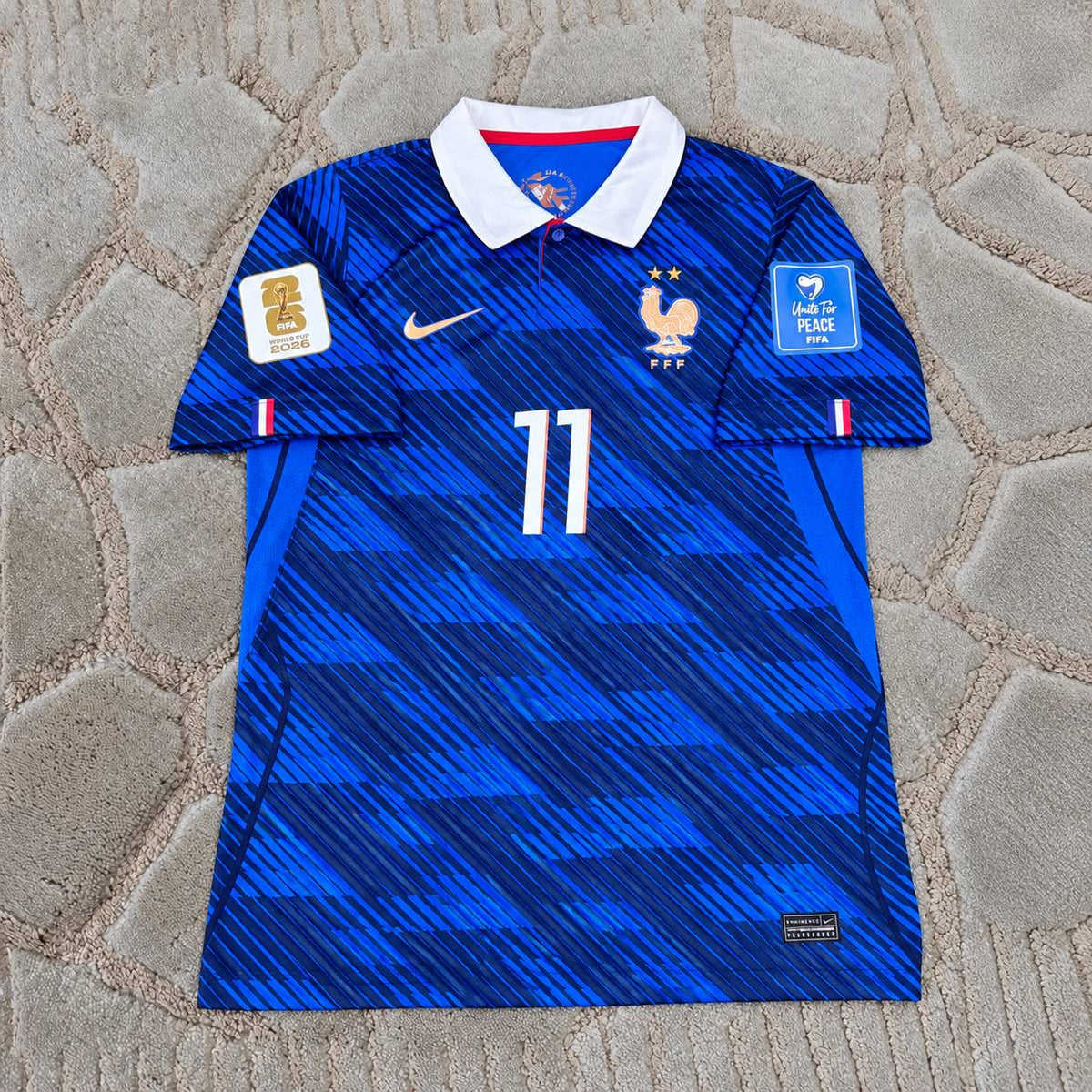 michael olise new season france world cup home blue jersey kit