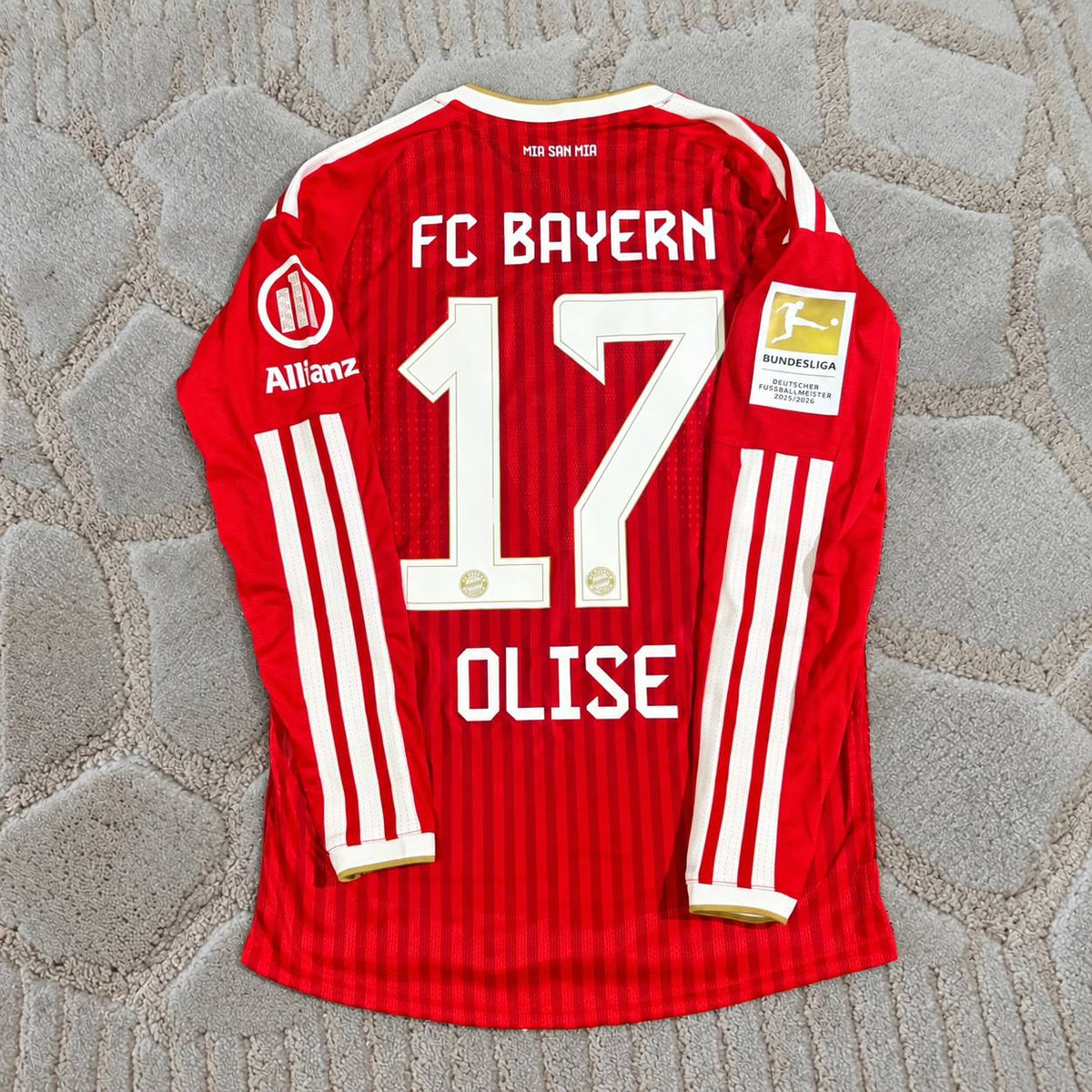 michael olise bayern munich new season long sleeve