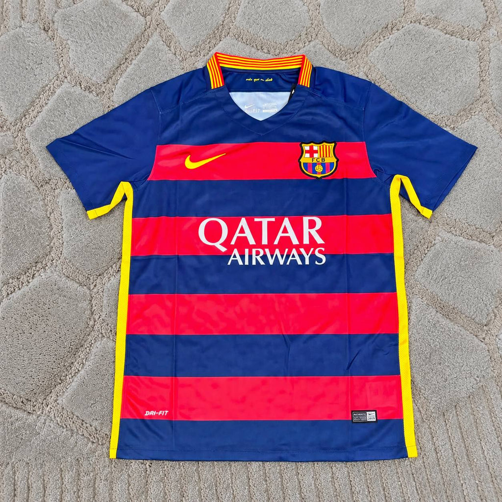 Neymar Jr #11 Barcelona 2015/16 Retro Jersey Kit - Soccer Shirt - Trikot Maillot Magliaa