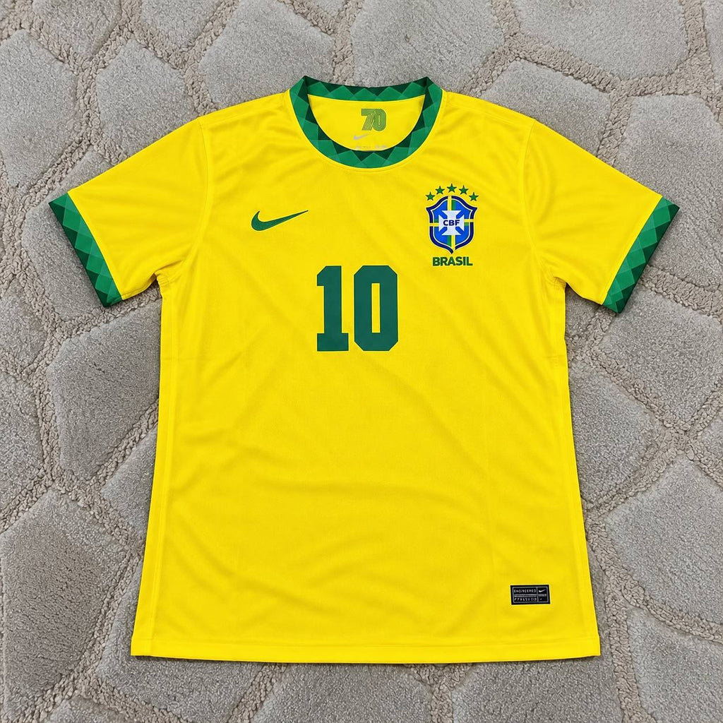 Neymar Jr Brazil 2021 Copa America Home Football Shirt - Jersey Kit - Trikot Maillot