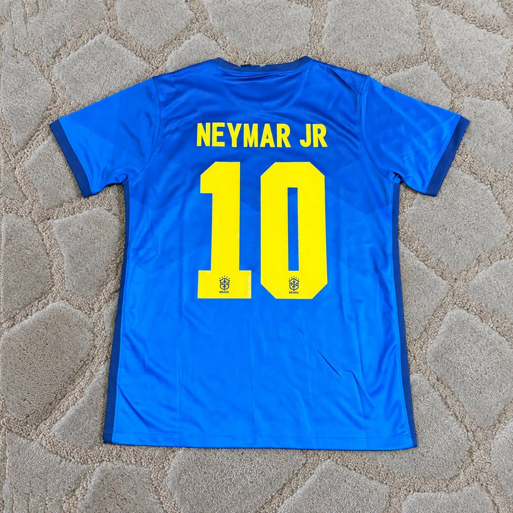 Neymar Jr Brazil 2021 Copa America Blue Football Shirt - Jersey Kit - Trikot Maillot