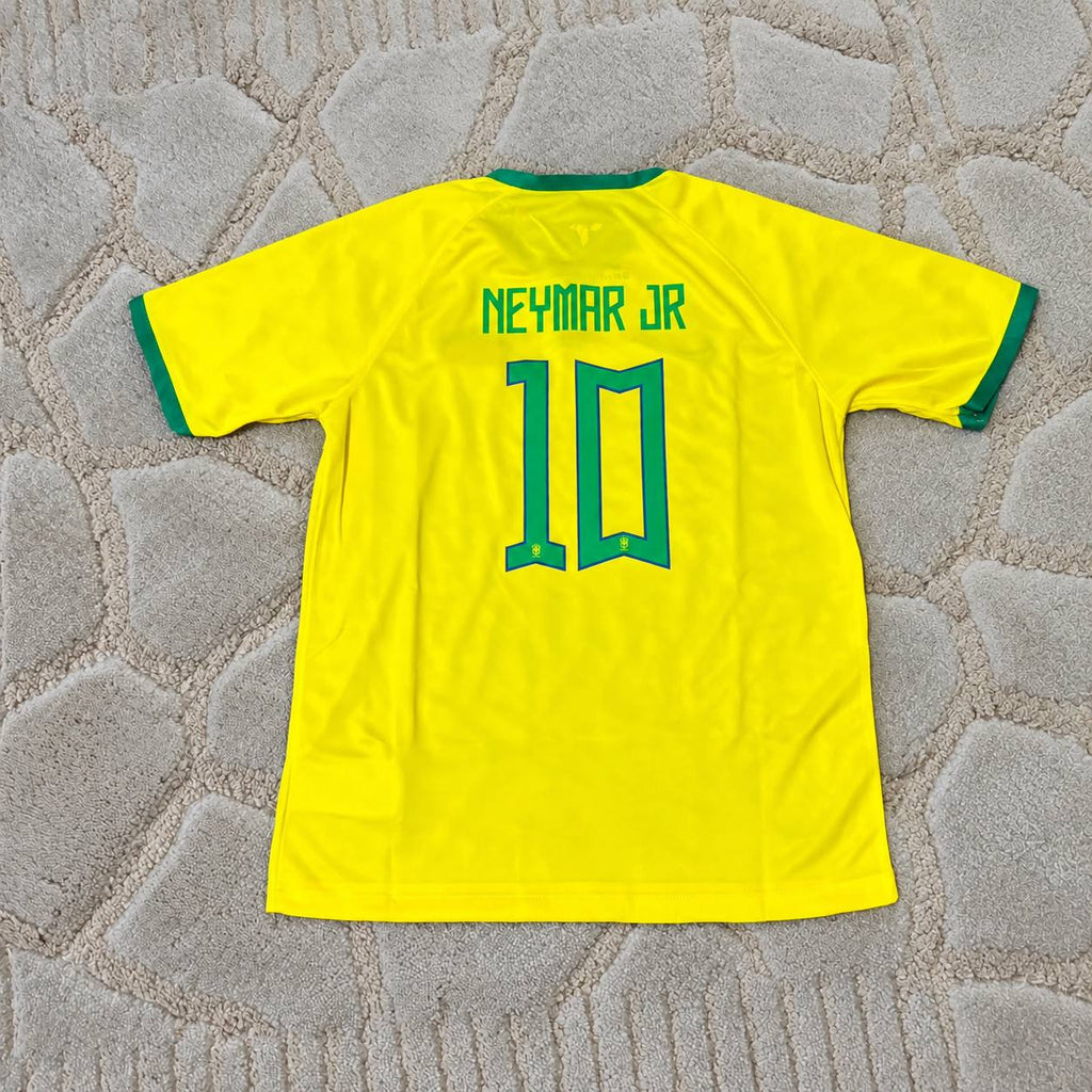 Neymar Jr #10 Brazil Retro Football Shirt - Jersey Kit - Trikot Maillot Legend