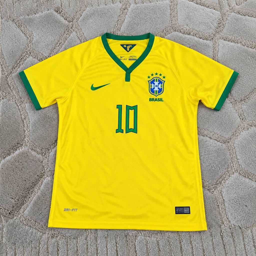 Neymar Jr #10 Brazil Retro Football Shirt - Jersey Kit - Trikot Maillot Legend