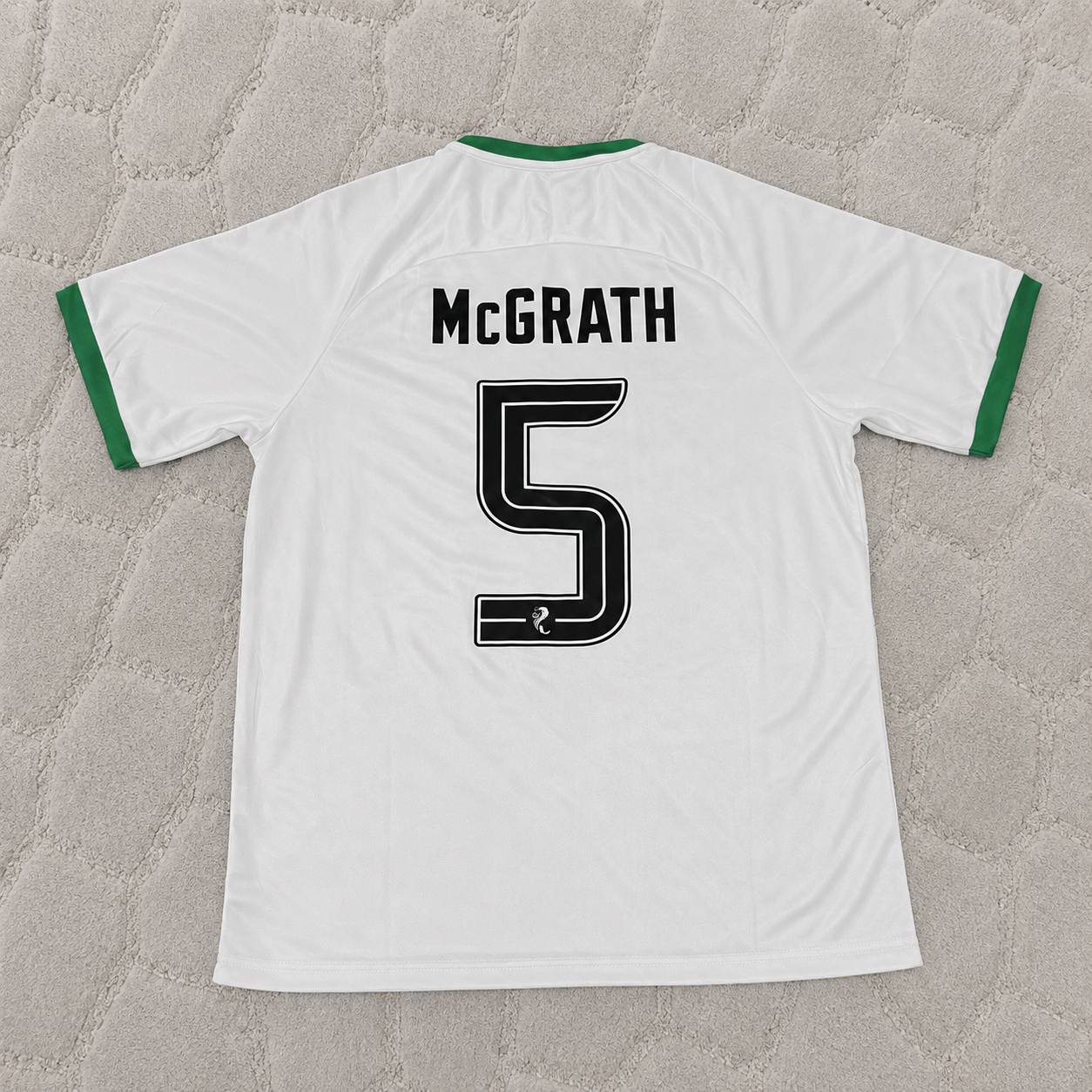 Paul McGrath 5- Ireland Vintage Special Edition White Football Jersey Kit