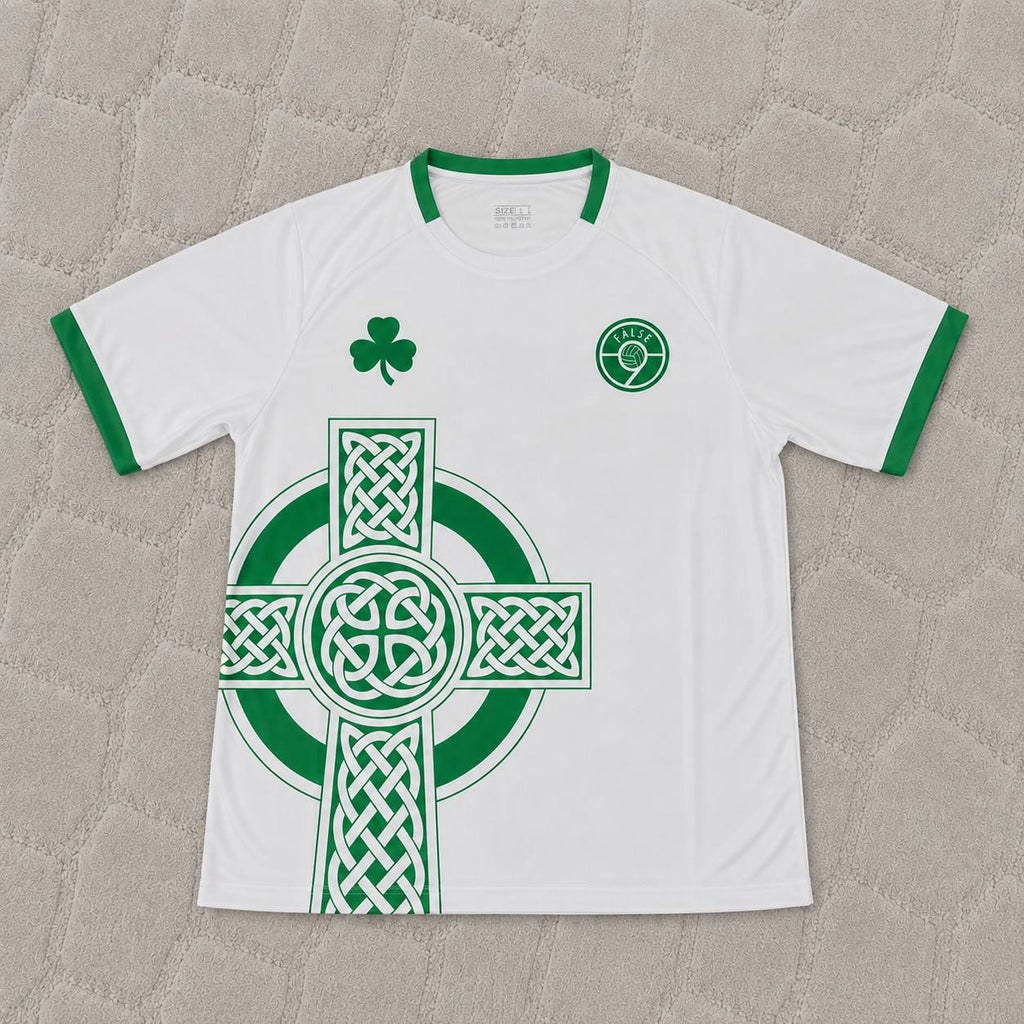 Paul McGrath 5- Ireland Vintage Special Edition White Football Jersey Kit