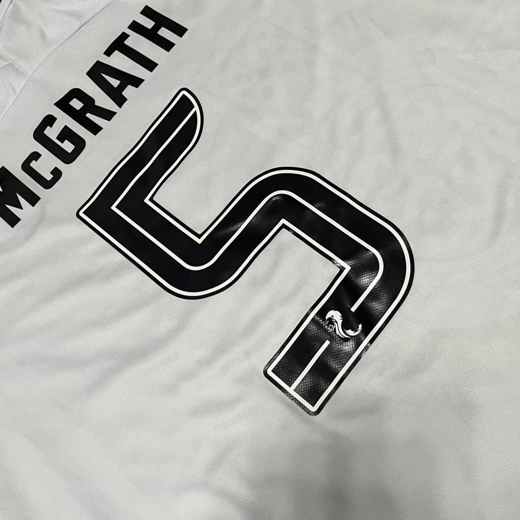 Paul McGrath 5- Ireland Vintage Special Edition White Football Jersey Kit