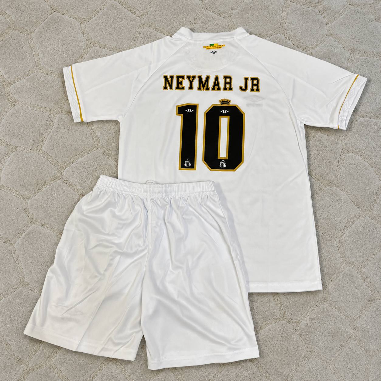 Neymar Jr Santos FC 2026-2027 New Season Kids Football Jersey Kit