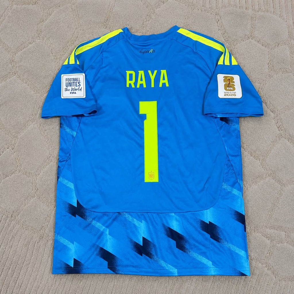 David Raya Spain Goalkeeper 2026 World Cup Blue Special Football Jersey