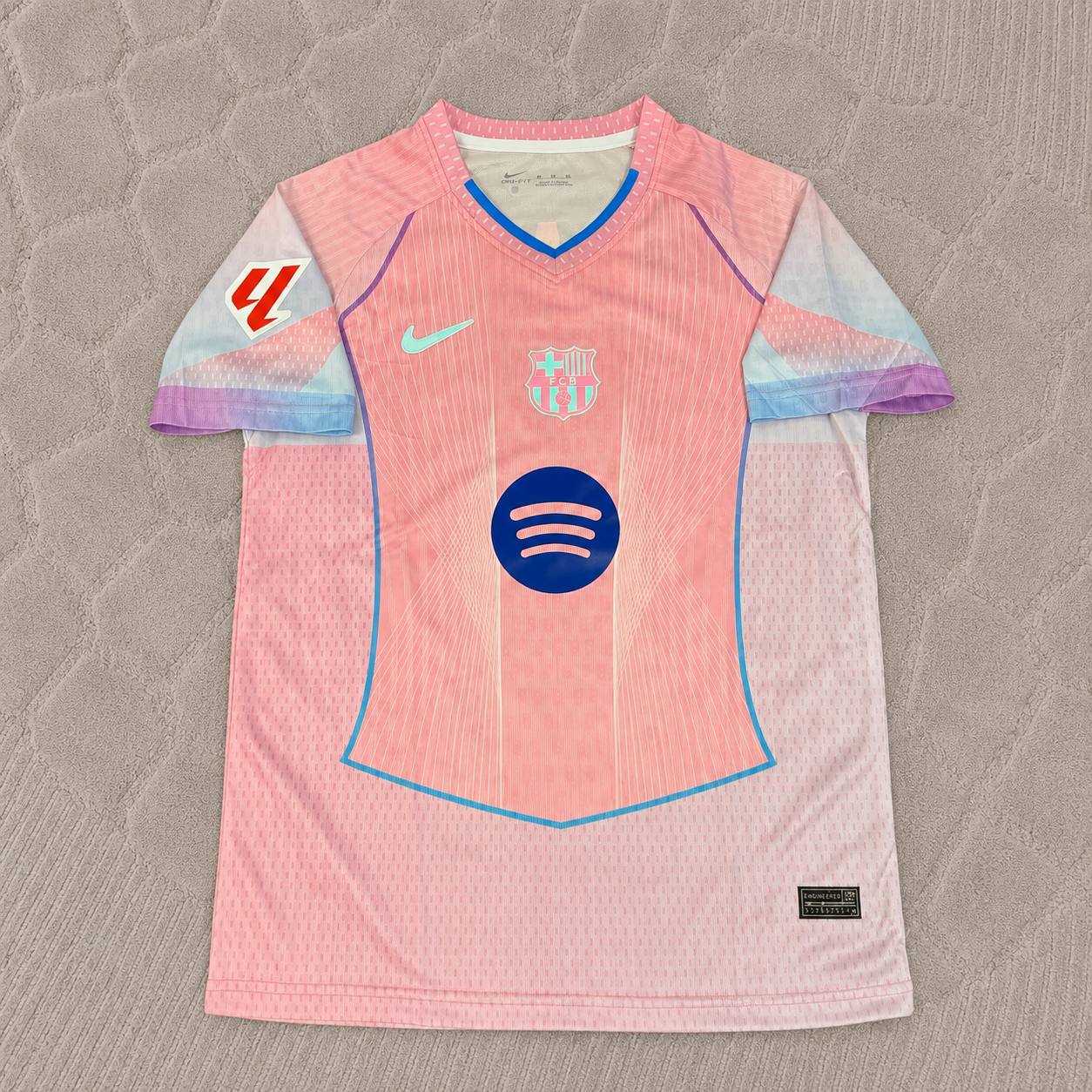 Pau Cubarsi Barcelona Home Pink New Season 2026 Jersey Trikot Maillot Soccer Shirt