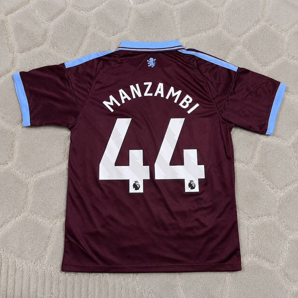 Johan Manzambi #9 Aston Villa 2027 Home Kit New Season Jersey Trikot Maillot