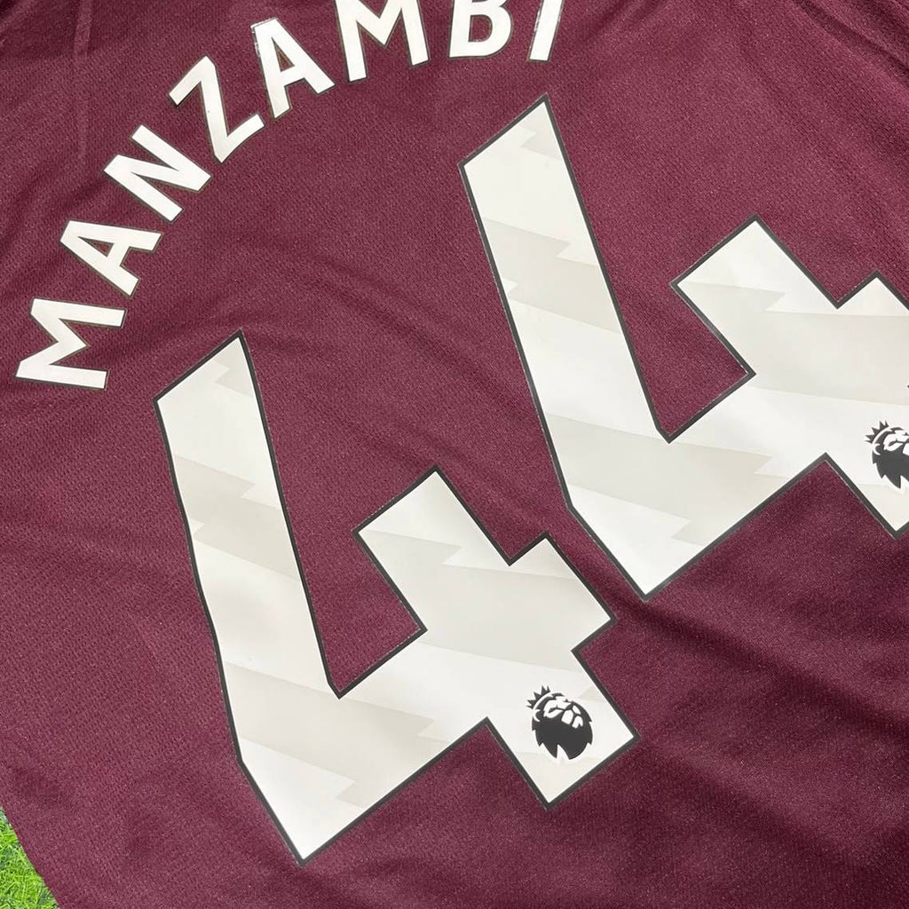 Johan Manzambi #9 Aston Villa 2027 Home Kit New Season Jersey Trikot Maillot