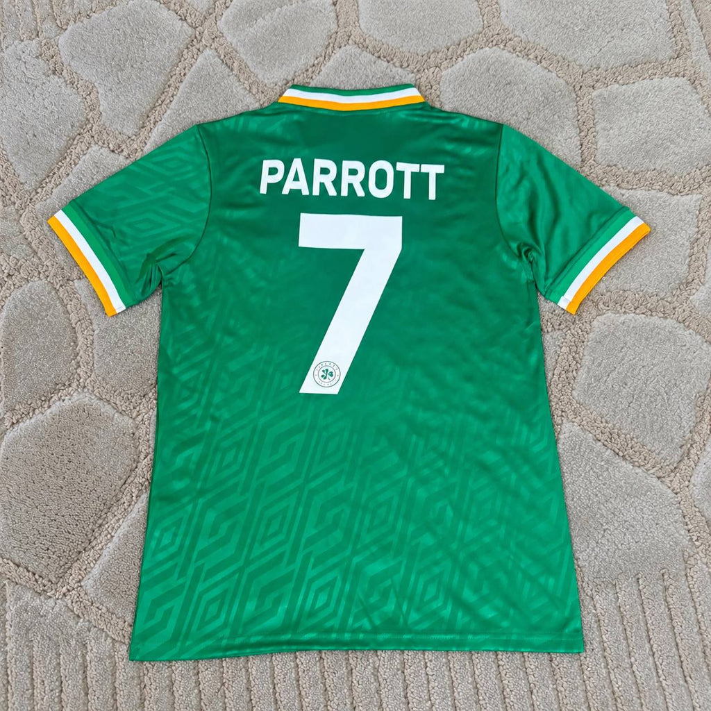 Troy Parrott #7 Ireland Vintage Special Edition Green Football Jersey Trikot Maillot