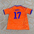 Florian Wirtz #17 Germany New Season 2026 Orange Football Jersey Trikot Maillot
