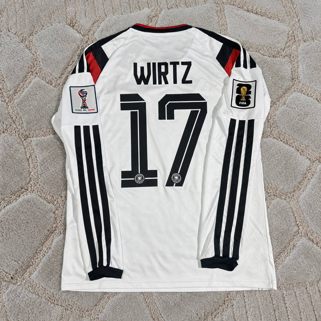 Florian Wirtz #17 Germany New Season 2026 World Cup  Long Sleeve Home Football Shirt Jersey Kit Trikot Maillot