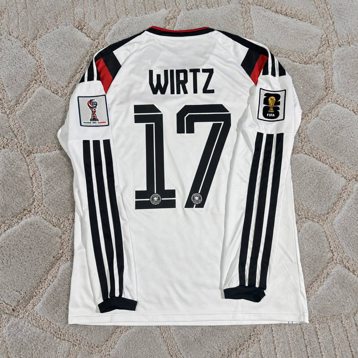 Florian Wirtz #17 Germany New Season 2026 World Cup  Long Sleeve Home Football Shirt Jersey Kit Trikot Maillot