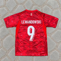 Robert Lewandowski Poland 2026  Red Football Jersey