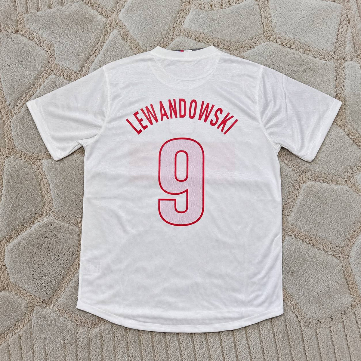 Robert Lewandowski Poland 2012 Retro Football Jersey Legend