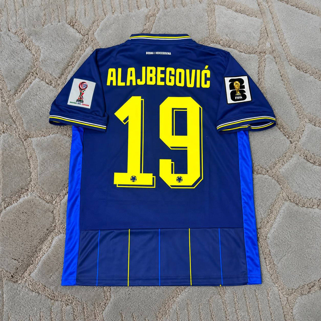 Kerim Alajbegovic Bosnia and Herzegovina 2026 Blue Kids Jersey