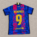 Memphis Depay #9 Barcelona 2021-22 Season Third Retro Jersey Trikot Soccer Shirt