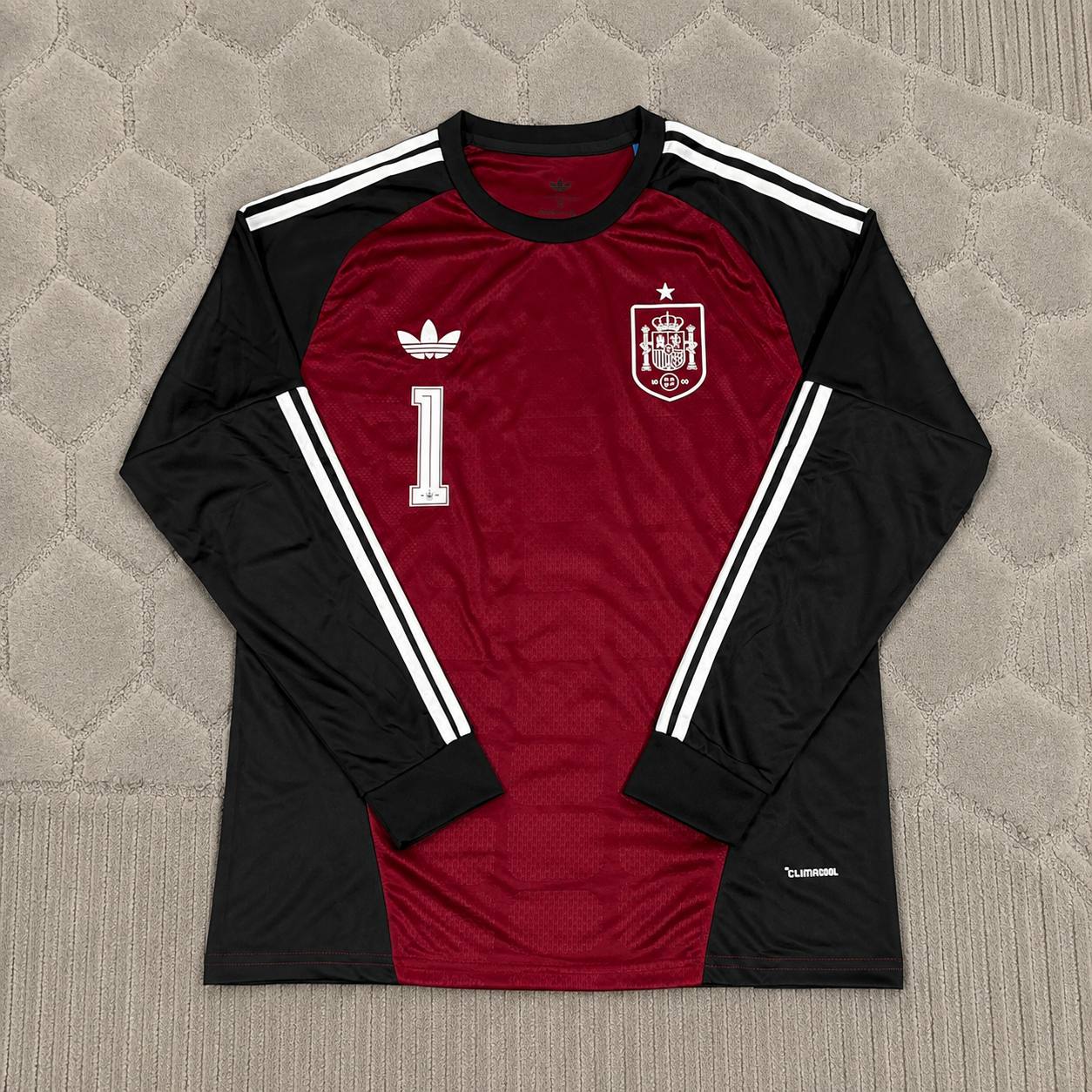 Iker Casillas Spain Final Retro Goalkeeper Jersey Trikot Camiseta Maillot Soccer Soccer Shirt