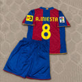 Andrés Iniesta 8- Barcelona 2007/2008 Retro KIDS Football Jersey