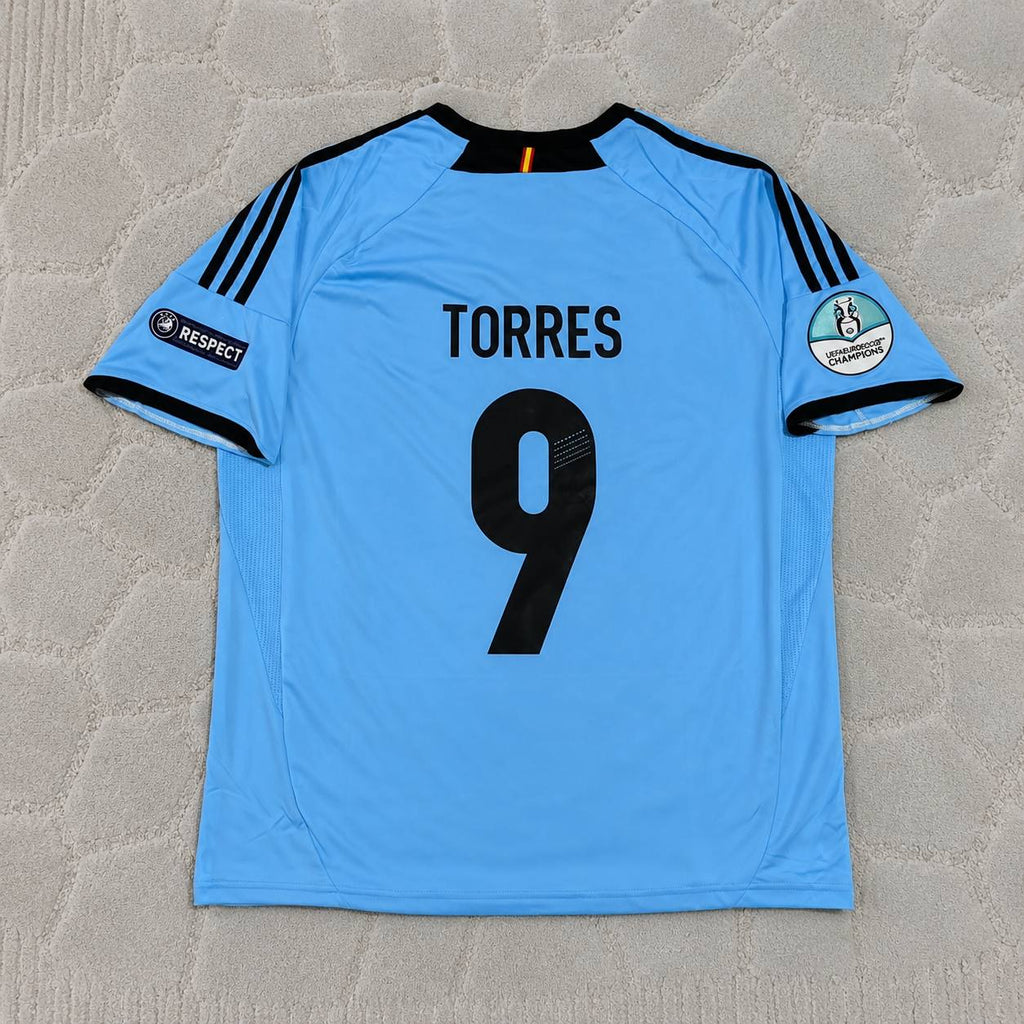 Fernando Torres Spain EURO 2012 Final Retro Football Jersey Kit