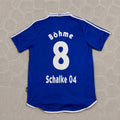 Jörg Böhme Schalke 04 2000–2002 Heim Retro Fußballtrikot Blau