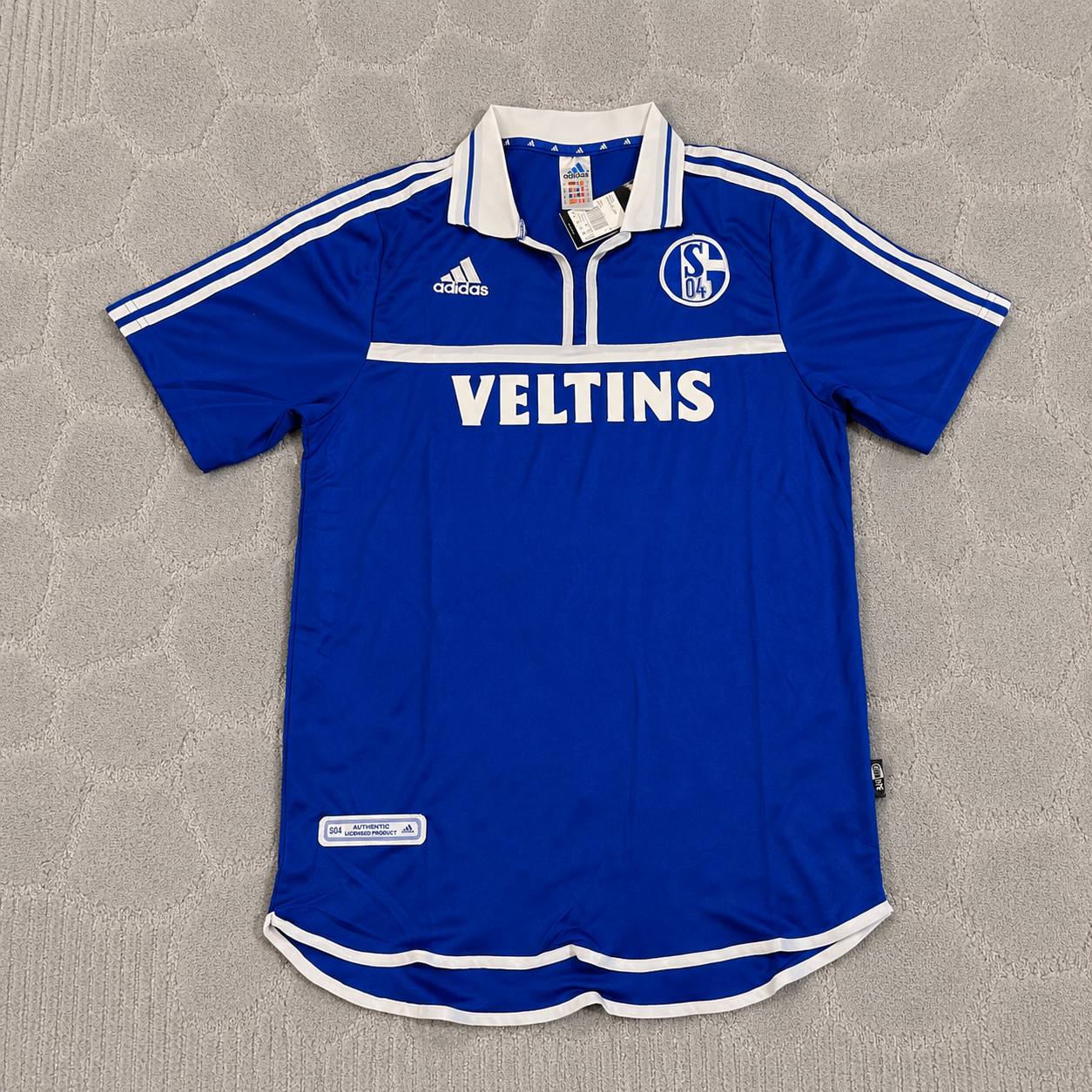 Jörg Böhme Schalke 04 2000–2002 Heim Retro Fußballtrikot Blau