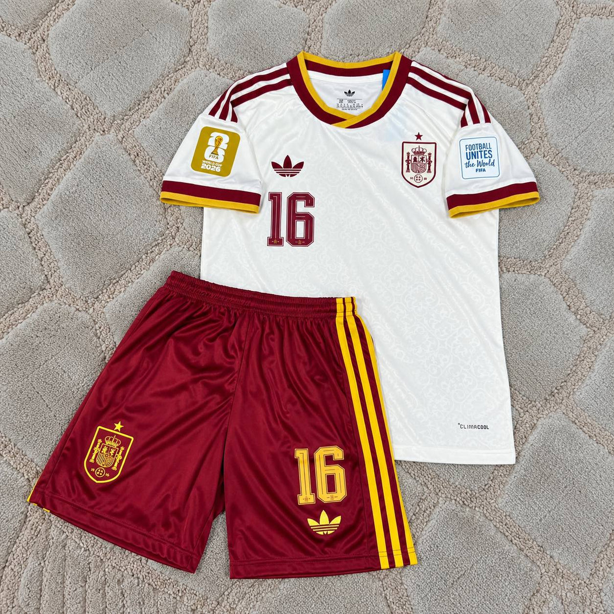 Rodri Spain 2026  Kids Football Jersey Trikot