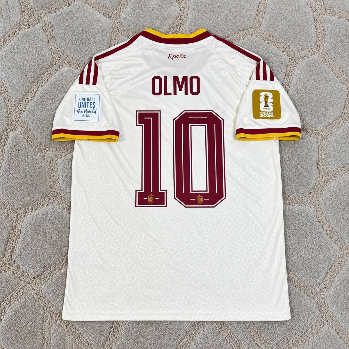 Dani Olmo #10 Spain 2026 Away Jersey Trikot
